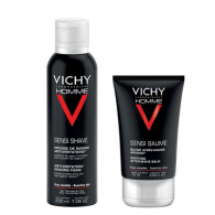 Vichy Homme Mousse de barbear anti-irritaes 200 ml + Sensi Baume Blsamo 75 ml com Desconto de 2.5