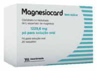 Magnesiocard sem acar , 1229.6 mg 20 Saqueta 4 g Po sol oral