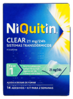 Niquitin Clear , 21 mg/24 h 14 Saqueta Sist transder