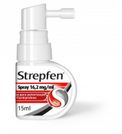 Strepfen Spray, 16,2 mg/mL-15mL x 1 sol pulv bucal