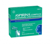 Aspirina Complex , 500 mg + 30 mg 10 Saqueta Granul susp oral