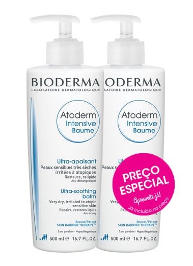 Bioderma Atoderm Intensive Duo Baume 2 x 500 ml com Preço especial