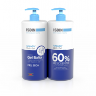 Ureadin Hydration Duo Gel de banho sem sabão para pele seca 2 x 750 ml com Desconto de 60% na 2ª Unidade