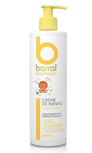 Barral Babyprotec Cr Banho 500ml