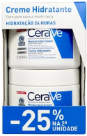 CeraVe Duo Creme hidratante diário 2 x 340 g com Desconto de 30% na 2ª Embalagem