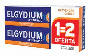 Elgydium Prevenção Cáries Duo pasta dentífrica 2 x 75 ml com Oferta de 2ª Embalagem