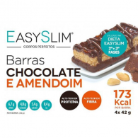 Easyslim Barras Chocol-Amendoim 42g X 4