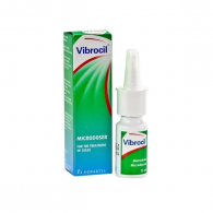 Vibrocil , 0.25 mg/ml + 2.5 mg/ml Frasco nebulizador 15 ml Sol inal neb, 0.25 mg/ml + 2.5 mg/ml x 1 sol pulv nasal