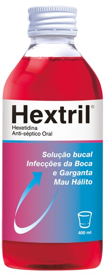 Hextril, 1 mg/mL-400 mL x 1 sol bucal frasco