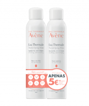 Avène Eau Thermale Duo Água termal 300 ml com 2ª Embalagem por 5€